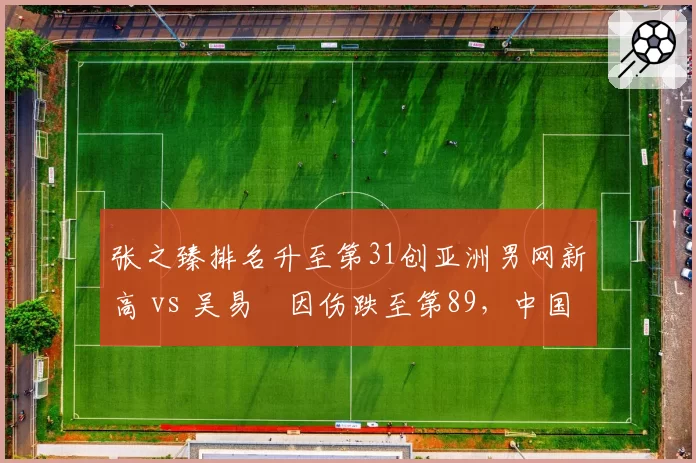 张之臻排名升至第31创亚洲男网新高 vs 吴易昺因伤跌至第89，中国男网双极分化